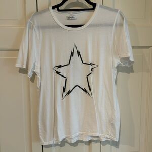 Lauren moshi size large star and lightning bolt t shirt